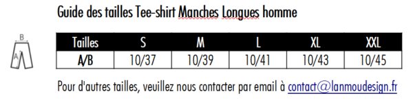 Tee-shirt homme manches longues Lanmou – Image 2