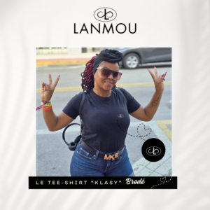 Tee-shirt femme brodé "Klasy" Lanmou