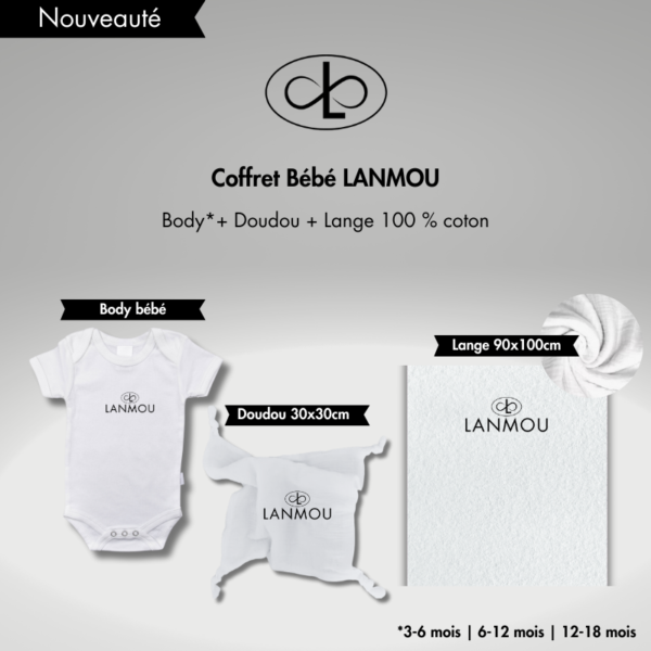 Coffret Ti bébé Lanmou 100% coton