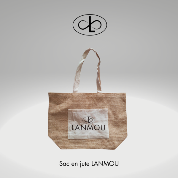 Sac en jute Lanmou intérieur plastifié