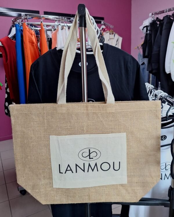 Sac en jute Lanmou intérieur plastifié – Image 2