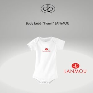 Body bébé "Flanm" Lanmou 100% coton