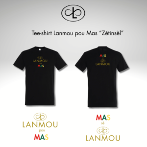 Tee-shirt Lanmou pou Mas - Zétinsèl