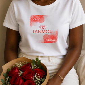 Tee-shirt femme "Manman Lanmou"
