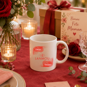 Mug blanc "Manman Lanmou"