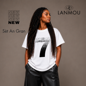 Tee-shirt oversize femme "Sèt An Gran" Lanmou